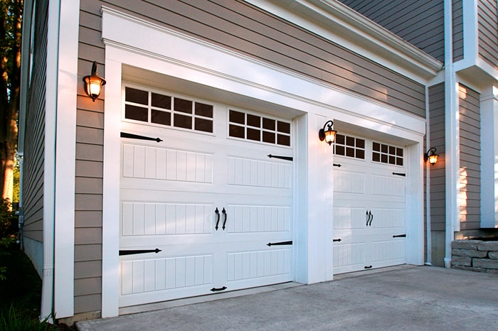 Residential garage door installation