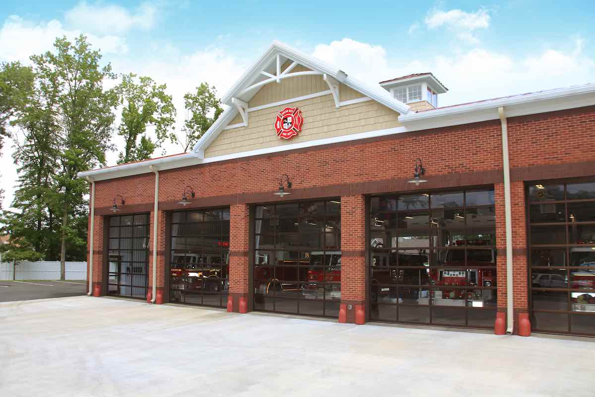 Commercial garage door installation